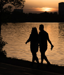 sunset in the park, cool afternoon, relax, enjoy life, great city