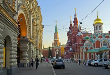 Fototapeta premium Nikolskaya street in Moscow