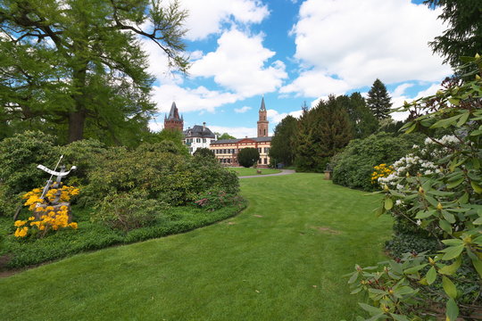 Schlosspark in Weinheim an der Bergstra&szlig;e