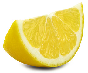 lemon half isolated