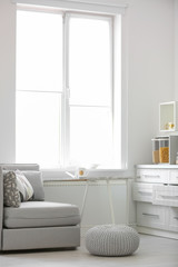 Stylish kitchen interior setting. Idea for home design