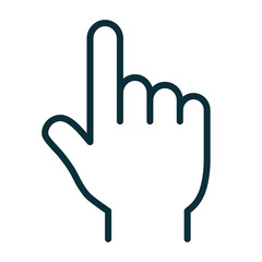 Obraz premium Clicking Index Finger