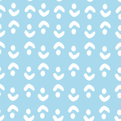 Seamless abstract pattern with dots and graphic elements. For textile, wrapper ar background.