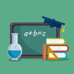 education easy learning set icons vector illustration design