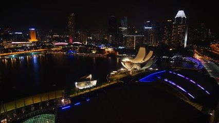 Obraz na płótnie Canvas Singapore Night