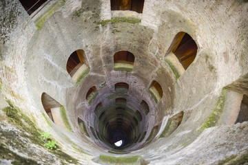 St. Patrick's well, Orvieto, Italy. Historic well. Great engineering work, carried out in 1547.