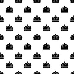 Fototapeta premium Empire crown pattern vector seamless repeating for any web design