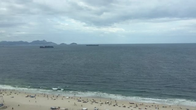 Timelapse Praia de Copacabana