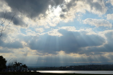 nubes que tapan el sol