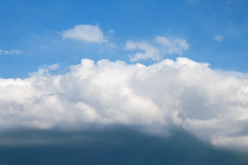Obraz premium Thundercloud and clouds closeup