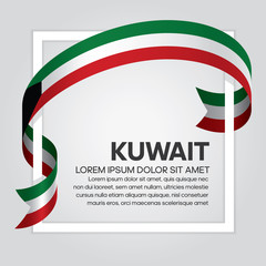 Kuwait flag background