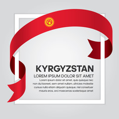 Kyrgyzstan flag background