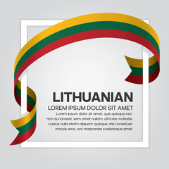 Lithuanian flag background