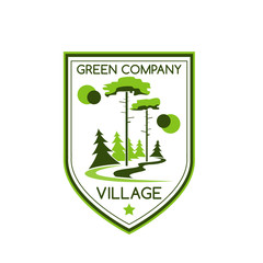 Village green company badge