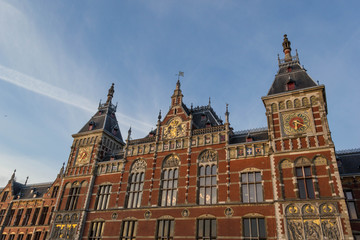 Fototapeta na wymiar Amsterdam Centraal station