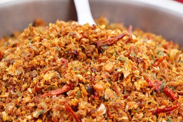 Chili paste spicy is delicious with spices