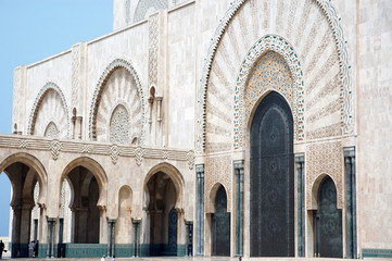 Fototapeta na wymiar Mosquée Hassan II, Casablanca, Maroc