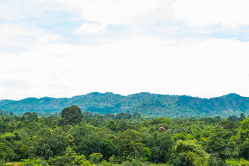 Naklejka premium The magic nature like the heaven are beautiful thing in thailand