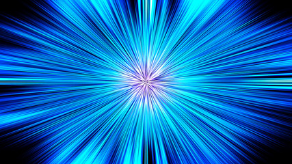 Fast moving at light speed. Abstract  background. Stargate in deep space.