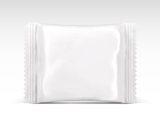 Blank snack package design