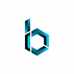B letter logo design for company, idea, and trendy