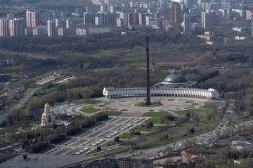 Панорама парк Победы, монумент Победы, музей ВОВ, Кутузовский проспект.