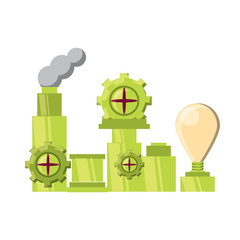 ideas machine icon over white background, vector illustration