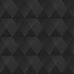 Monochrome triangle seamless pattern