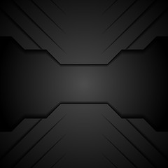 Black modern tech concept abstract background
