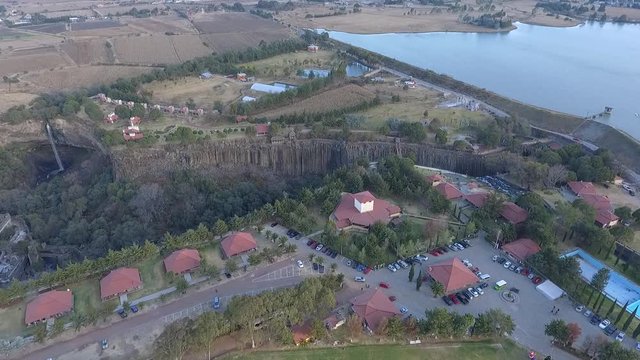 Prismas bas&aacute;lticos, Huasca de Ocampo, Hidalgo