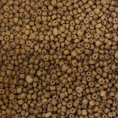close up of dried dog food background, texture
