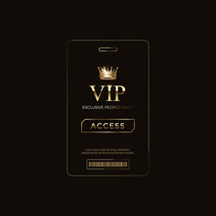 Luxury vip labels and objects - obrazy, fototapety, plakaty