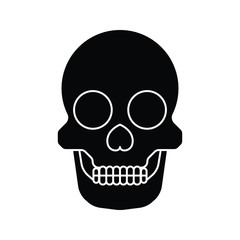 Simple Human Skull Icon