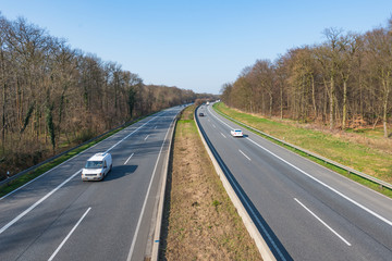 Freie Fahrt auf der Autobahn