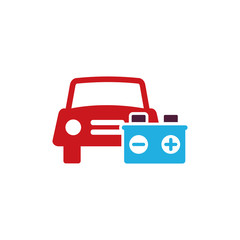 Accumulator Car Icon Design