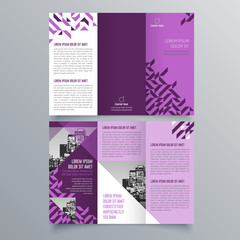 Brochure design, brochure template, creative tri-fold, trend brochure