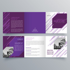 Brochure design, brochure template, creative tri-fold, trend brochure