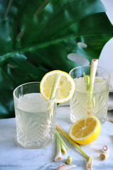 Fresh Lemongrass Aroma Drinks with Citrus