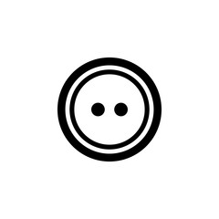 Round button icon (sewing)