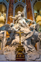 Altar sculpture in Chartres Cathedral