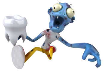 Fun zombie - 3D Illustration