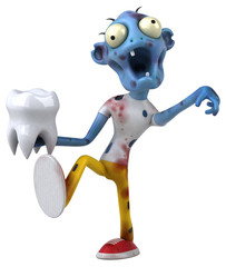 Fun zombie - 3D Illustration