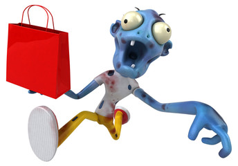 Fun zombie - 3D Illustration