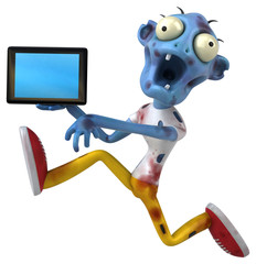 Fun zombie - 3D Illustration