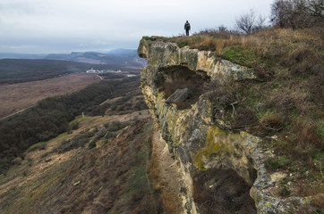 Fototapeta premium Hills in Crimea near Bakhchisarai (Crimea)