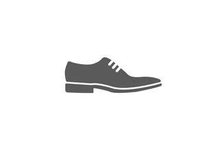 Modern classic office shoes icon