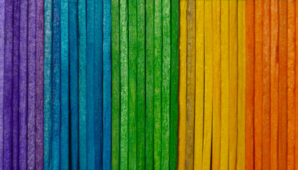 Wooden ice cream colors. Used as a background.