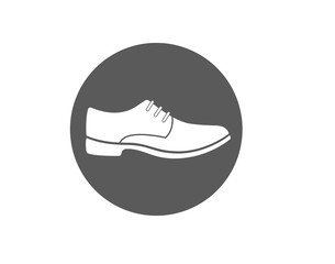 Office casual shoes flat icon