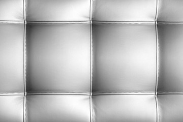 background of quilted leather in silver color