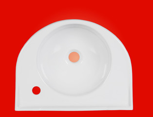 White Ceramic Wash Basin